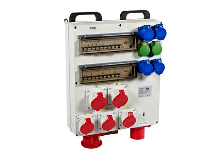 Eltavle 400v, 40 kw, 63 amp, CEE